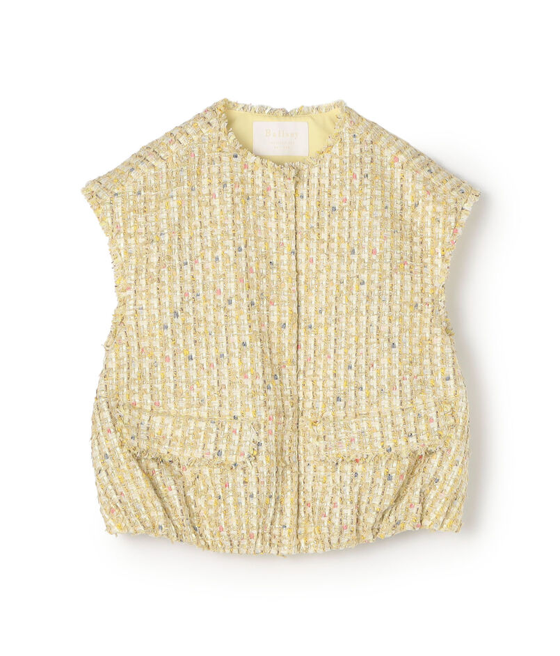 ブライトヤーンツイード ショートジレ