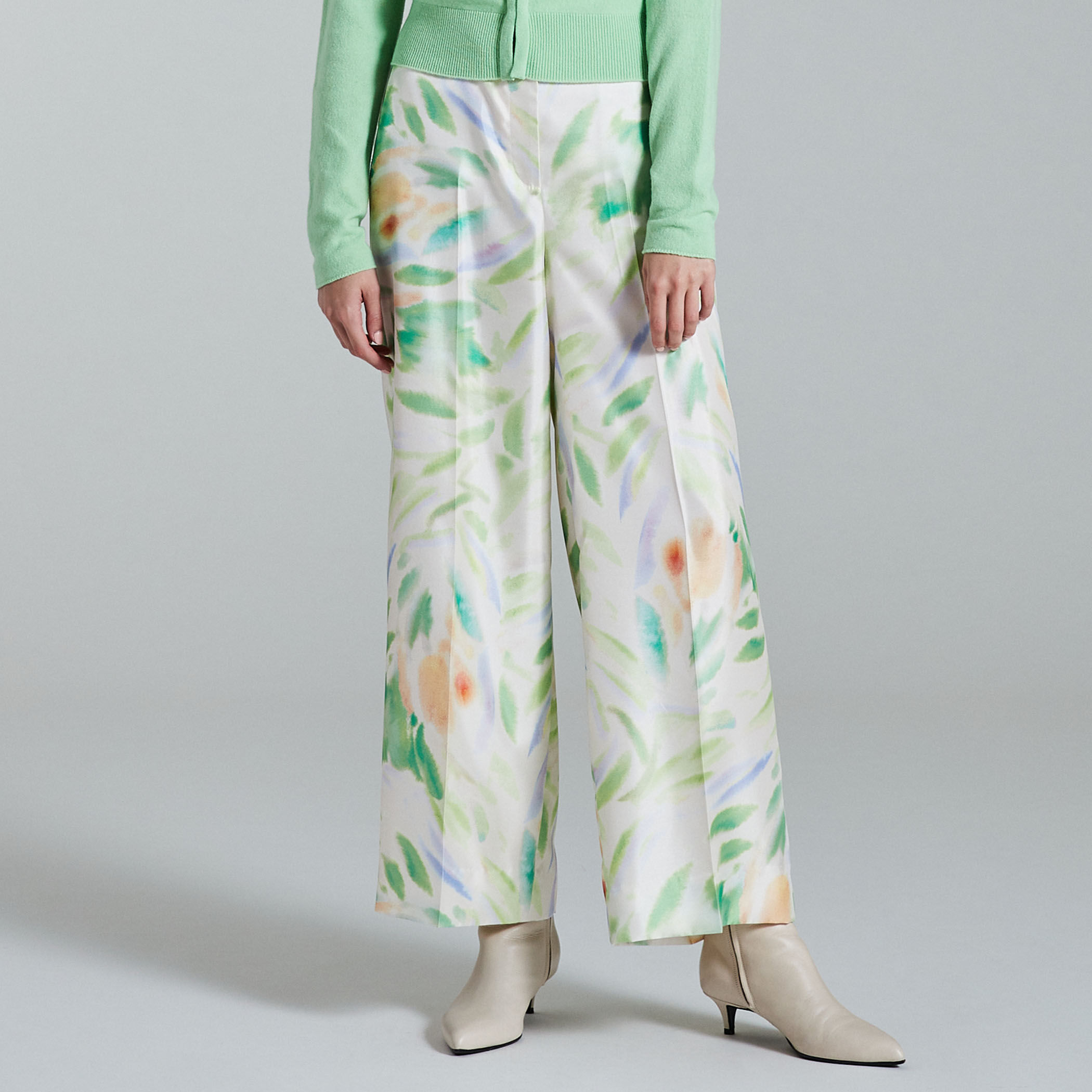 ウェットモクテルプリント ストレートパンツ｜トゥモローランド 公式通販