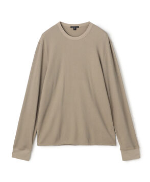 コットンリネンワッフル ロングスリーブカットソー MCLW3747