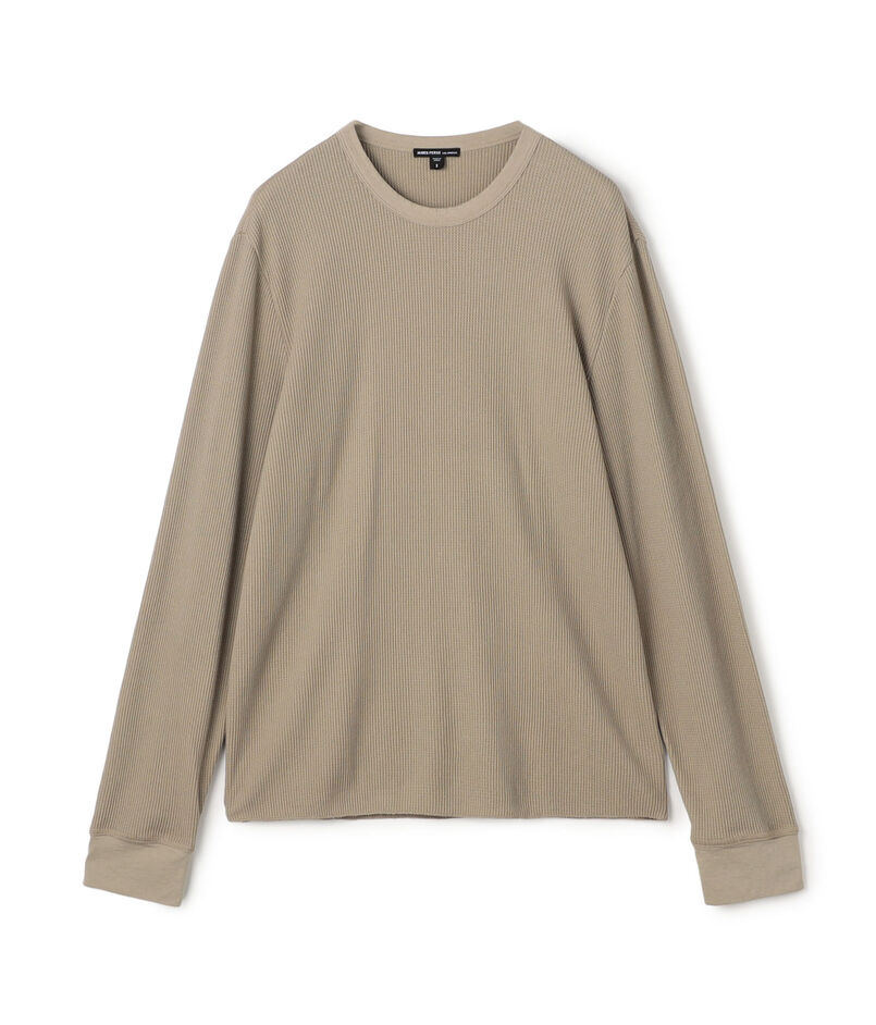 コットンリネンワッフル ロングスリーブカットソー MCLW3747