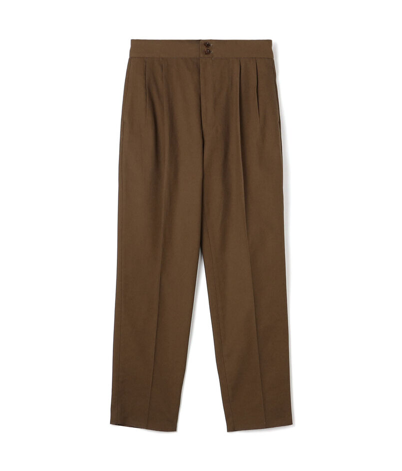 コットンカルゼ バックグルカ ペグトップパンツ SOLBIATI