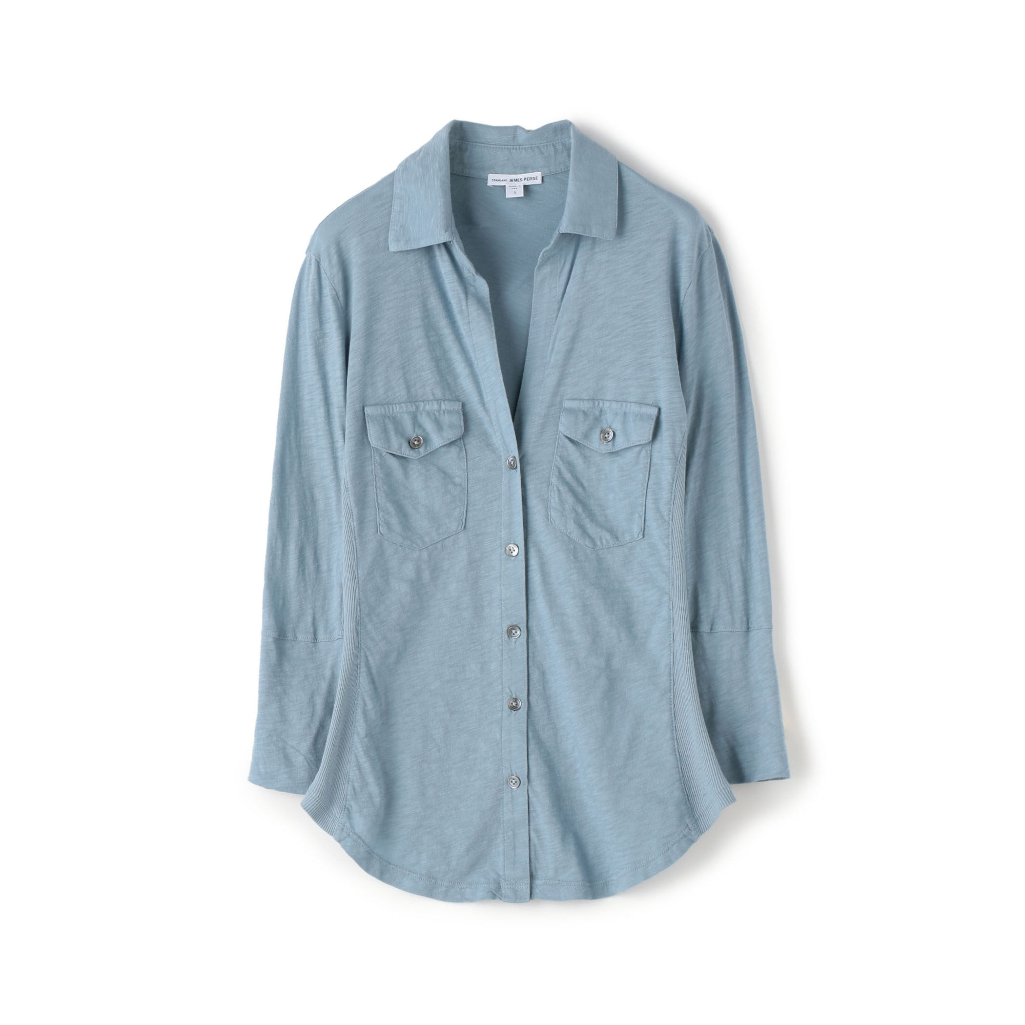スラブジャージー サイドパネルシャツ WUA3042｜トゥモローランド 公式通販