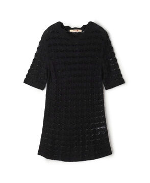 パイルレース ハーフスリーブプルオーバー