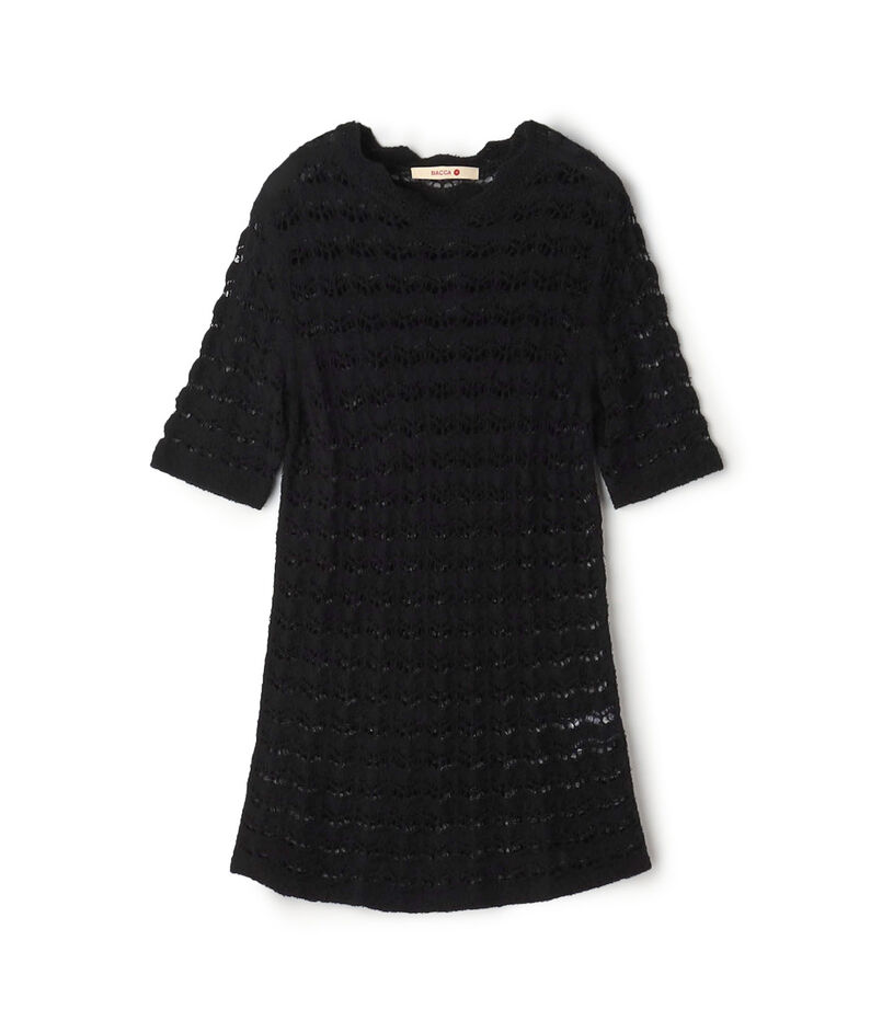 パイルレース ハーフスリーブプルオーバー