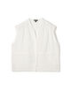 コットンシルクサッカー スリーブレスブラウス WSHS3116