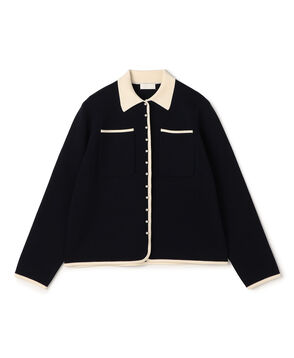 【WEB先行予約】パールコンビ シャツカーディガン