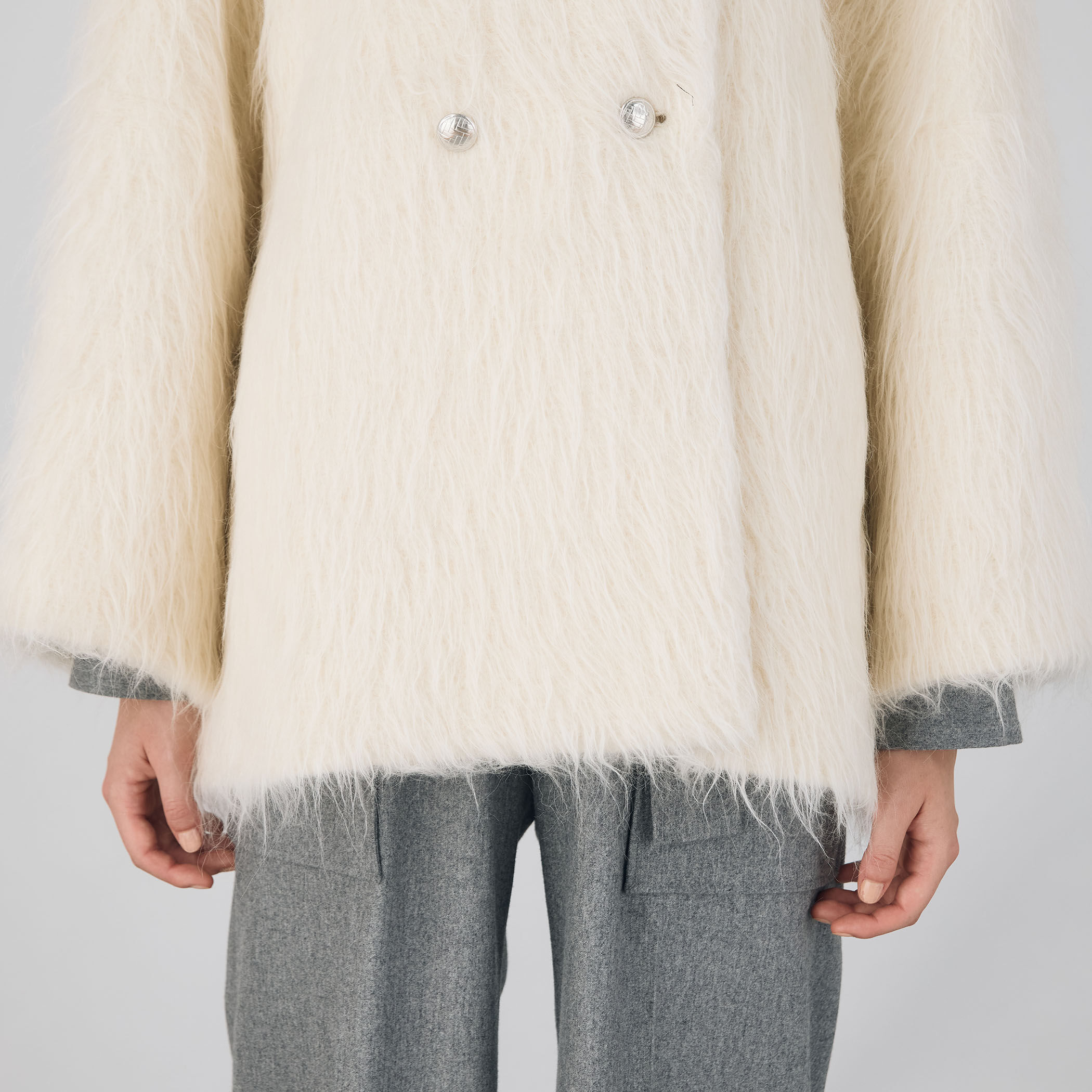 アルパカシャギーミディコート｜トゥモローランド 公式通販