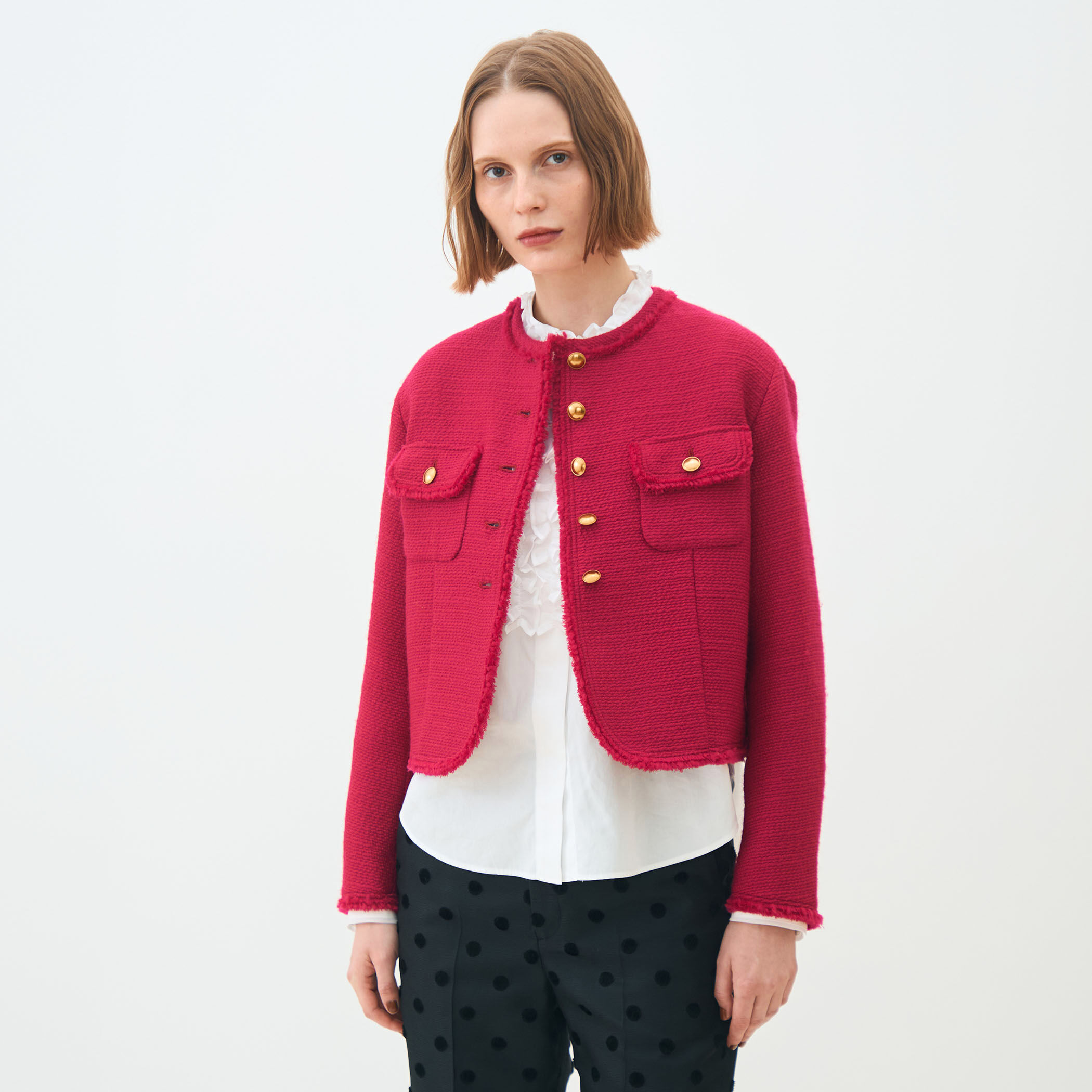 ブークレーファンシー クルーネックジャケット｜トゥモローランド 公式通販