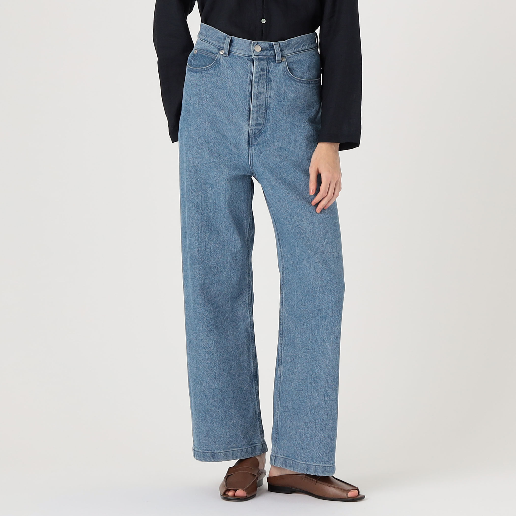 ハイツイストデニム ストレートパンツ｜トゥモローランド 公式通販