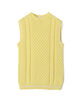 KNIT BRARY クルーネックニットベスト
