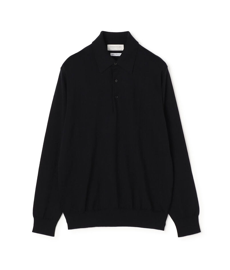 TOMORROWLAND tricot スーパーファインメリノウール ニットポロ S-WOOL