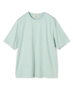 シルクコットンジャージー クルーネックTシャツ