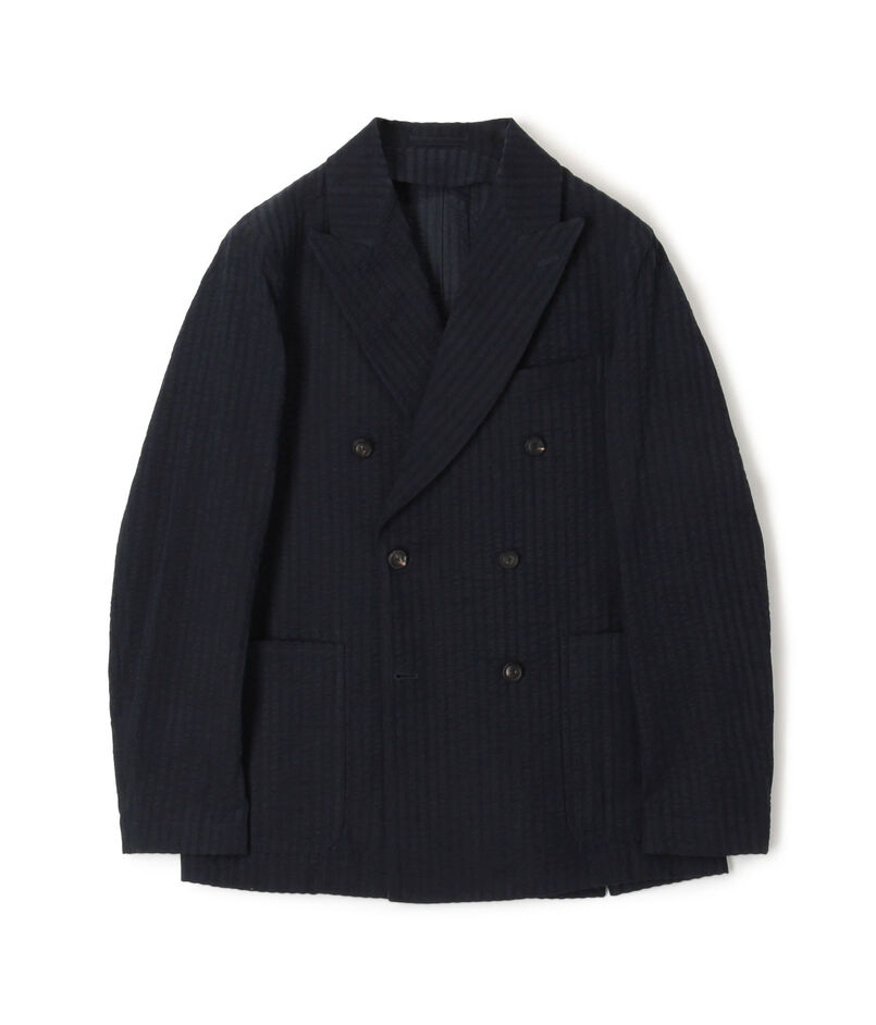 コットンコーデュロイ ダブルブレステッド6Bジャケット ALBINI