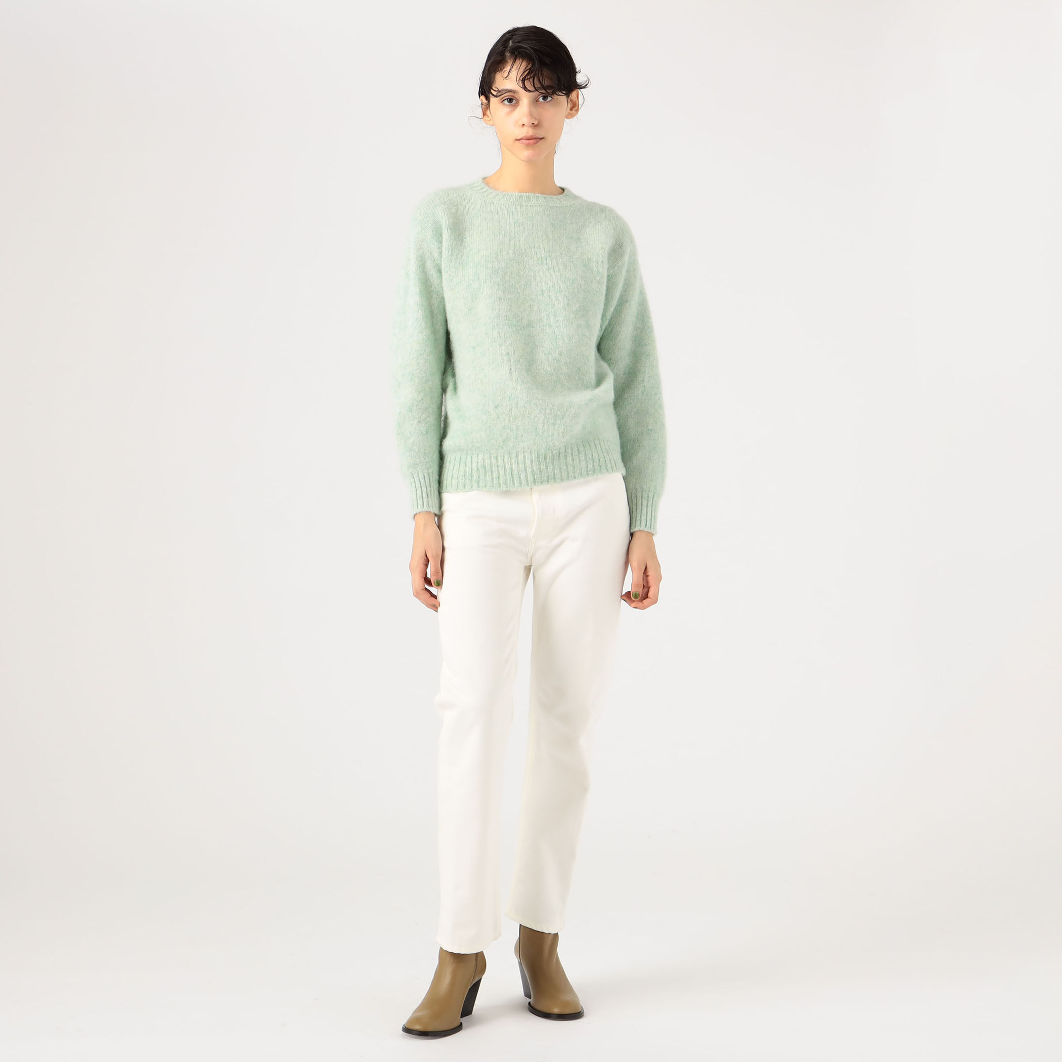 SHETLAND WOOLLEN Co. CREW NECK PULLOVER｜トゥモローランド