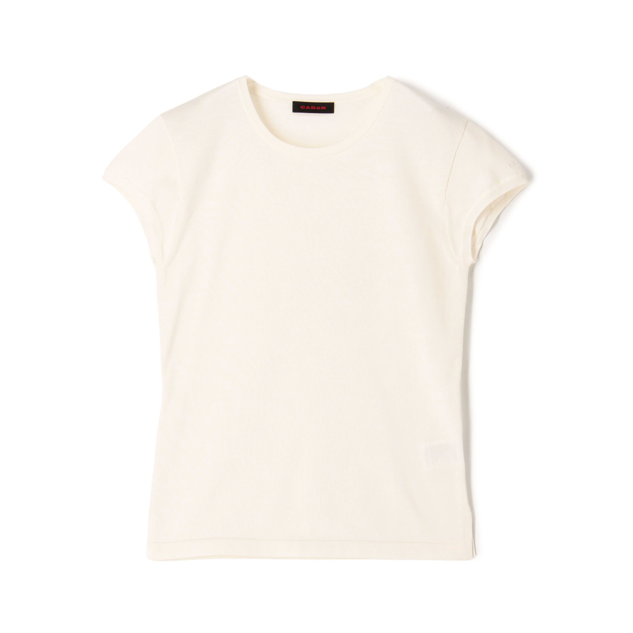 コットンポリエステル フレンチスリーブプルオーバー