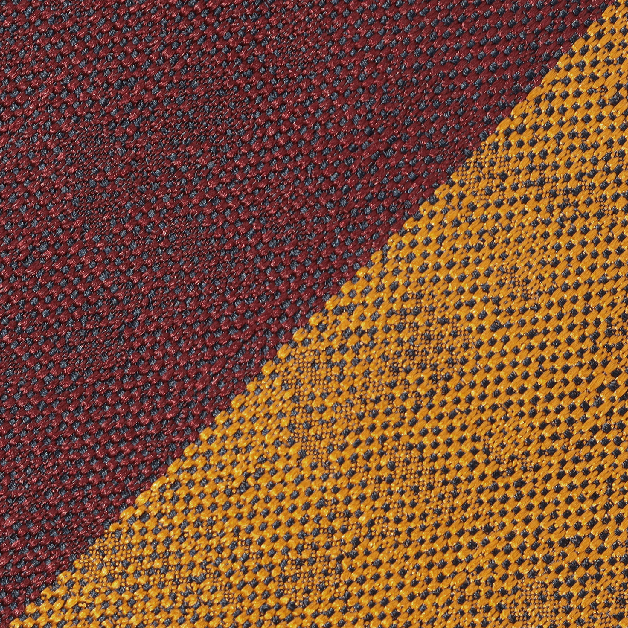 Seaward＆Stearn シルク ワイドレジメンタルストライプネクタイ