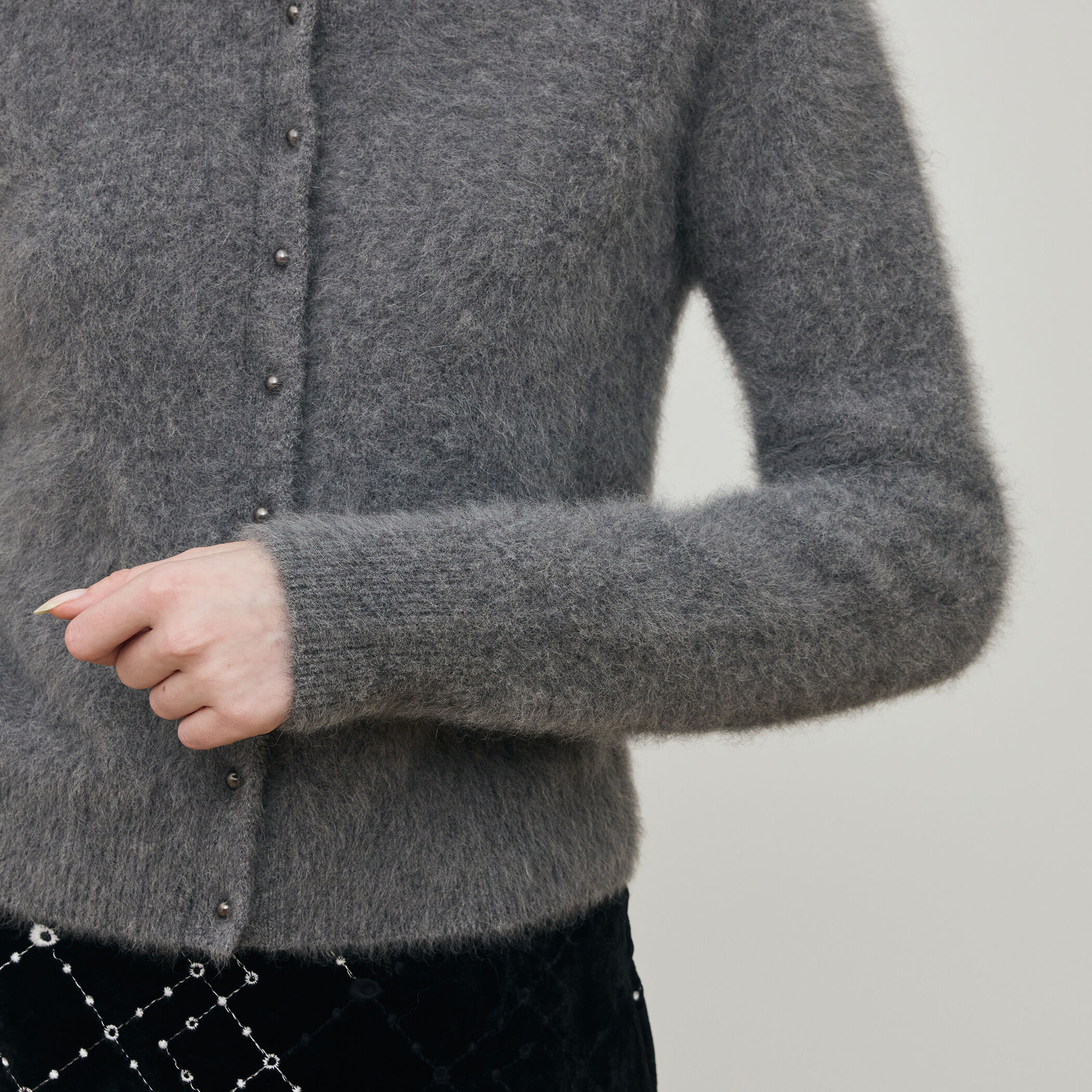 フォックスカシミヤ クルーネックカーディガン｜トゥモローランド 公式通販