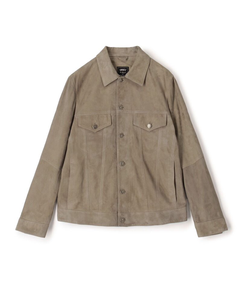 【WEB先行予約・別注】EMMETI ラムスエード トラッカージャケット