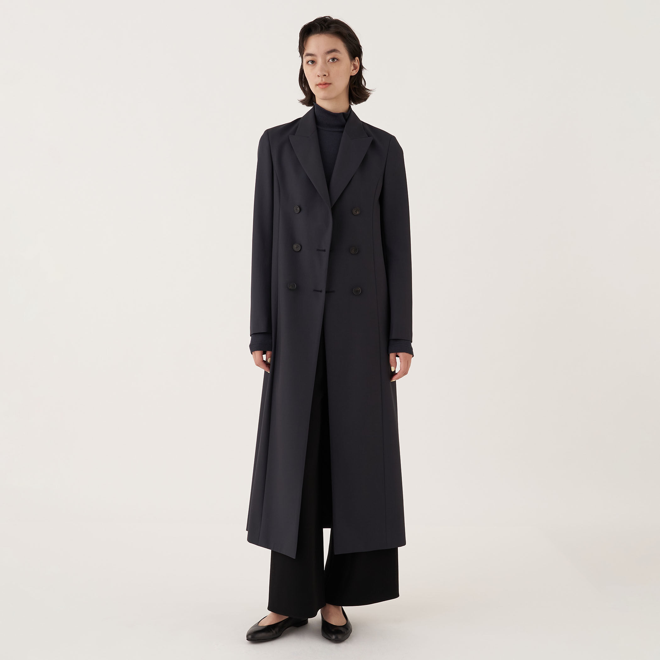 シルクコットンリブ ハイネックプルオーバー｜トゥモローランド 公式通販