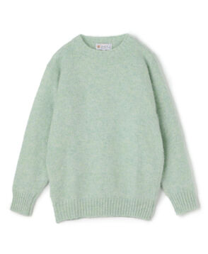 SHETLAND WOOLLEN Co. ウール クルーネックプルオーバー