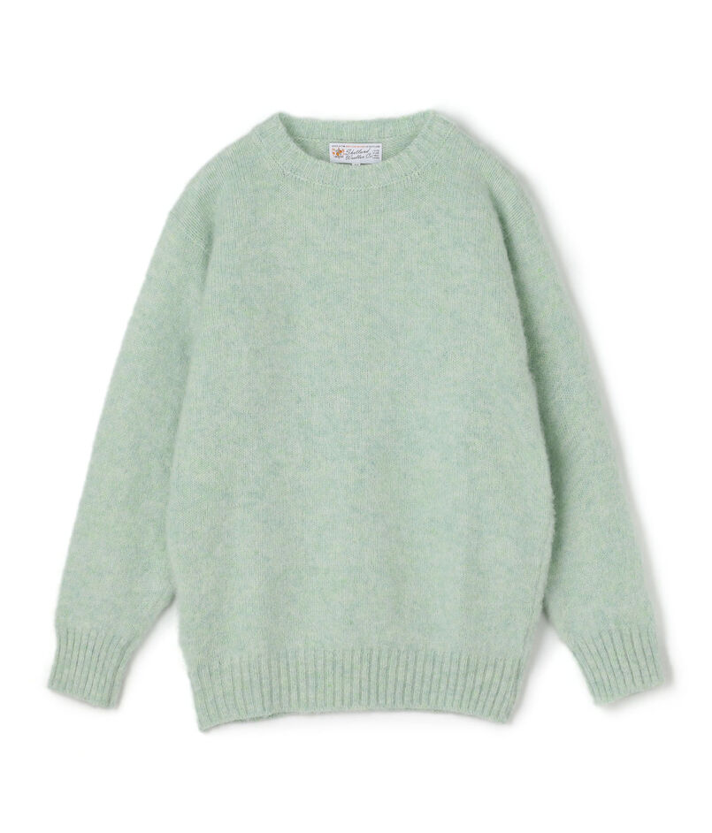 SHETLAND WOOLLEN Co. ウール クルーネックプルオーバー