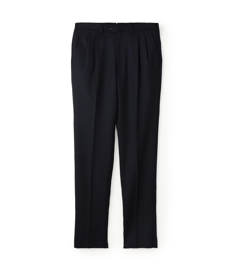 ウール 2プリーツスラックス BRITISH WINTER TEX DORMEUIL セットアップ対応