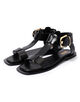 NUYOU BUCKLE フラットサンダル