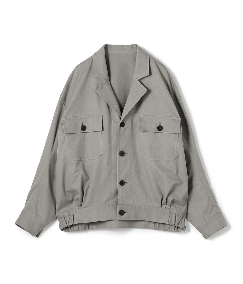 ノンマーセライズドコットン コクーンバックブルゾン