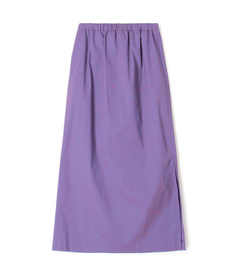 CABaN シルクネップストレッチ ロングスカート