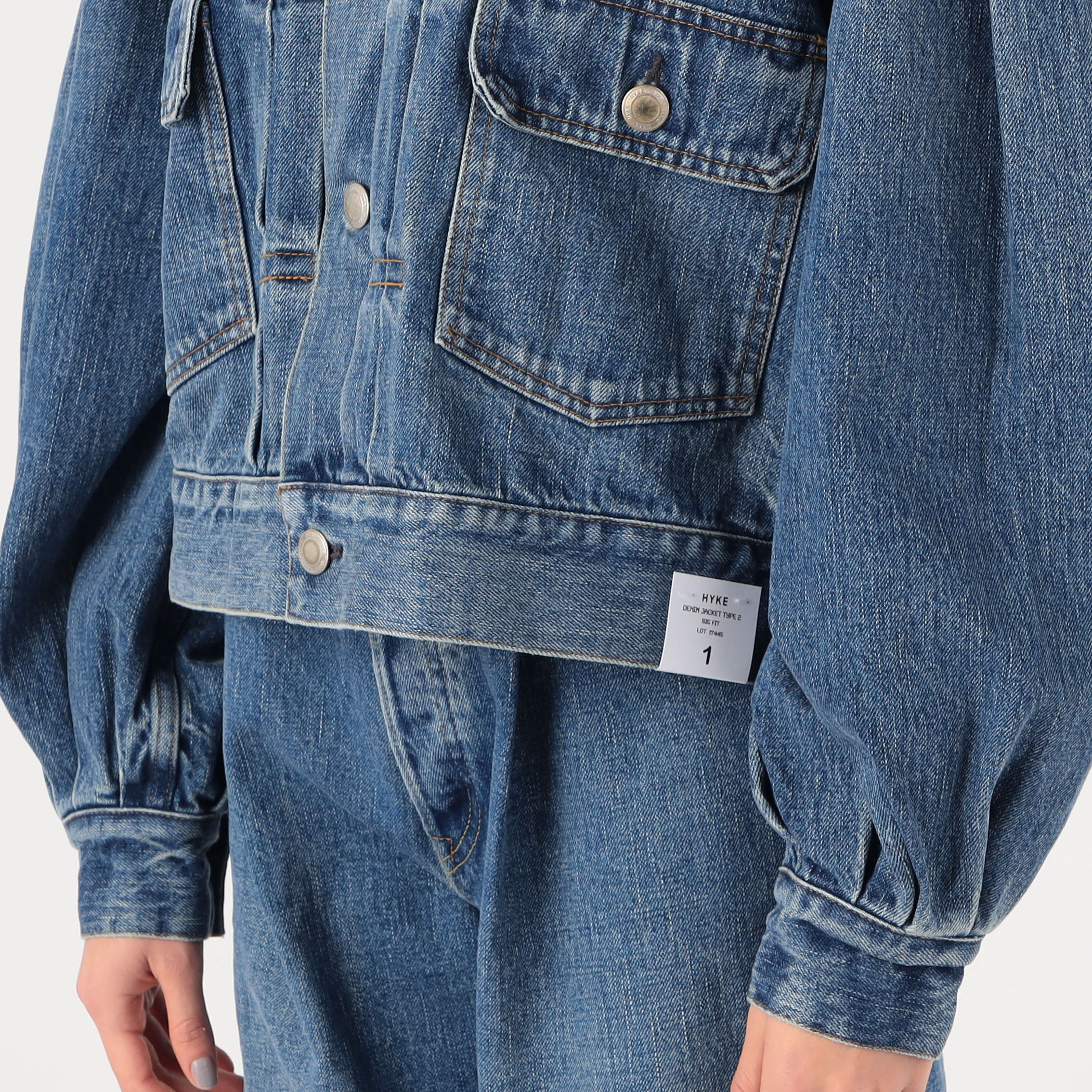 HYKE BALLOON SLEEVE DENIM JACKET TYPE2｜トゥモローランド 公式通販