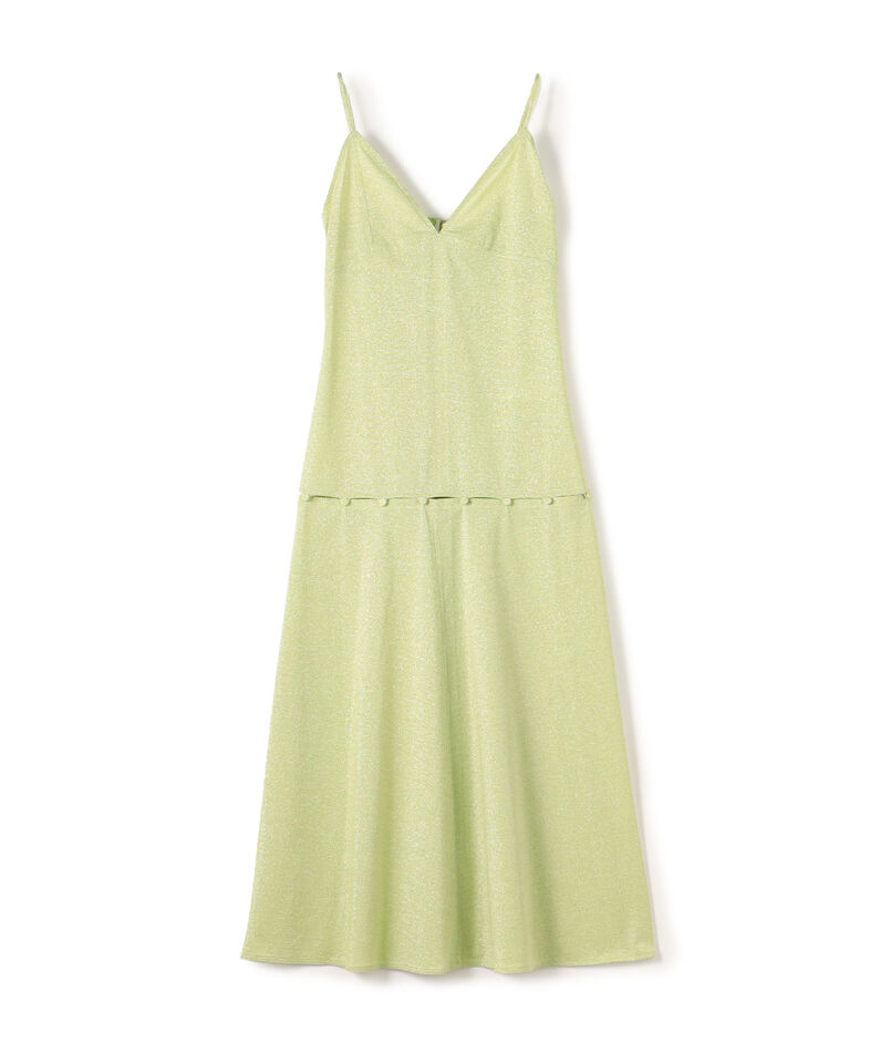 KANAKO SAKAI METALLIC SLIP DRESS