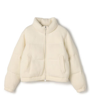 パデッドニット ショートブルゾン