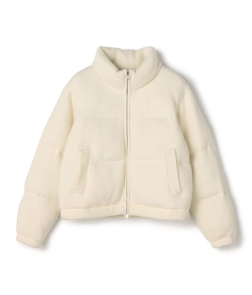 パデッドニット ショートブルゾン