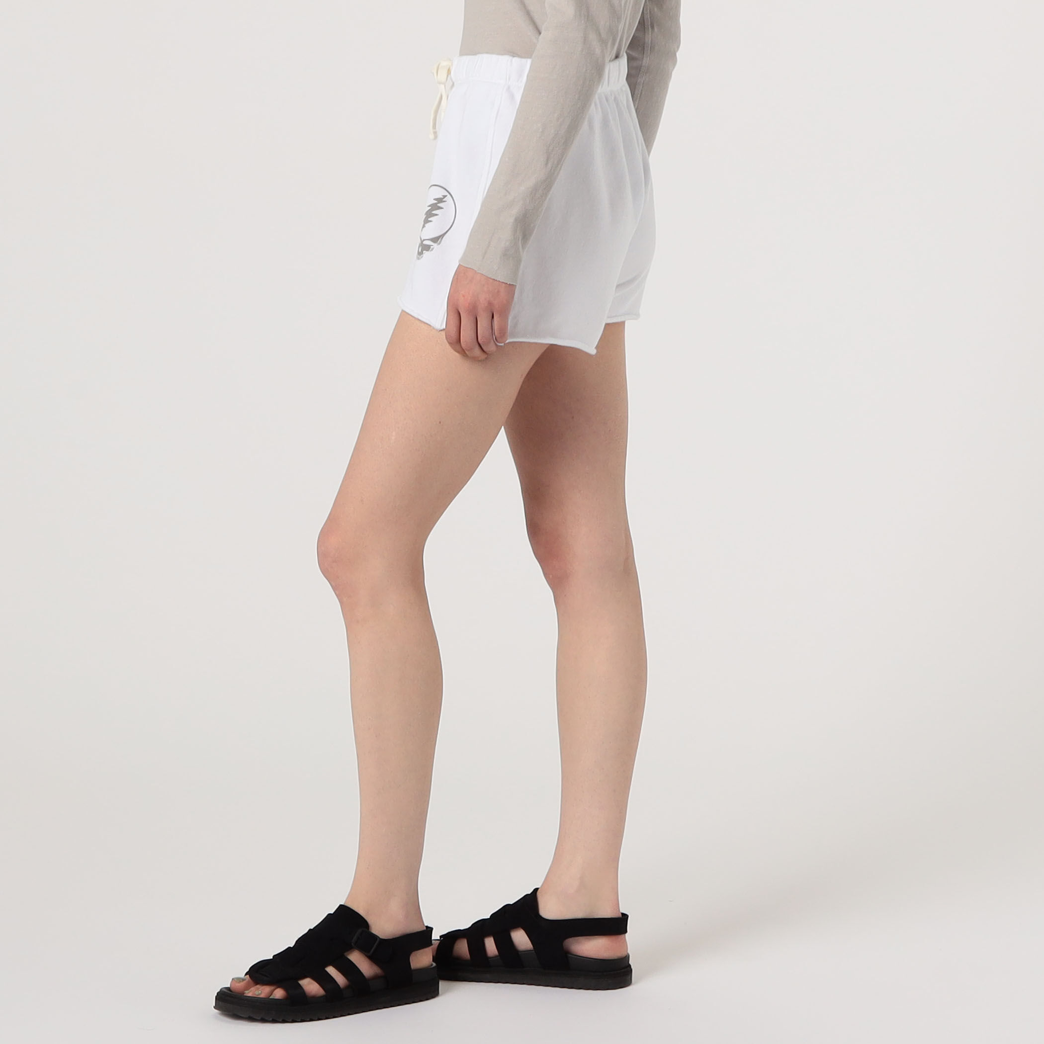 24SS new /PALM ANGELS ロゴ ドローストリング ショーツ BLACK