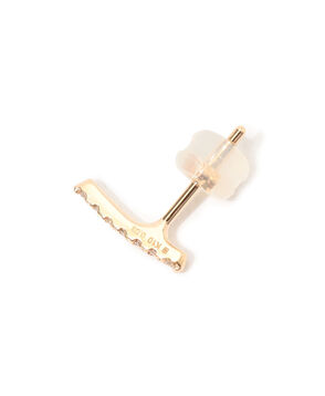 Hirotaka Staple Diamond 片耳ピアス