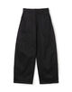 HYKE T/C BARREL-LEG WORK PANTS バレルレッグ ワークパンツ