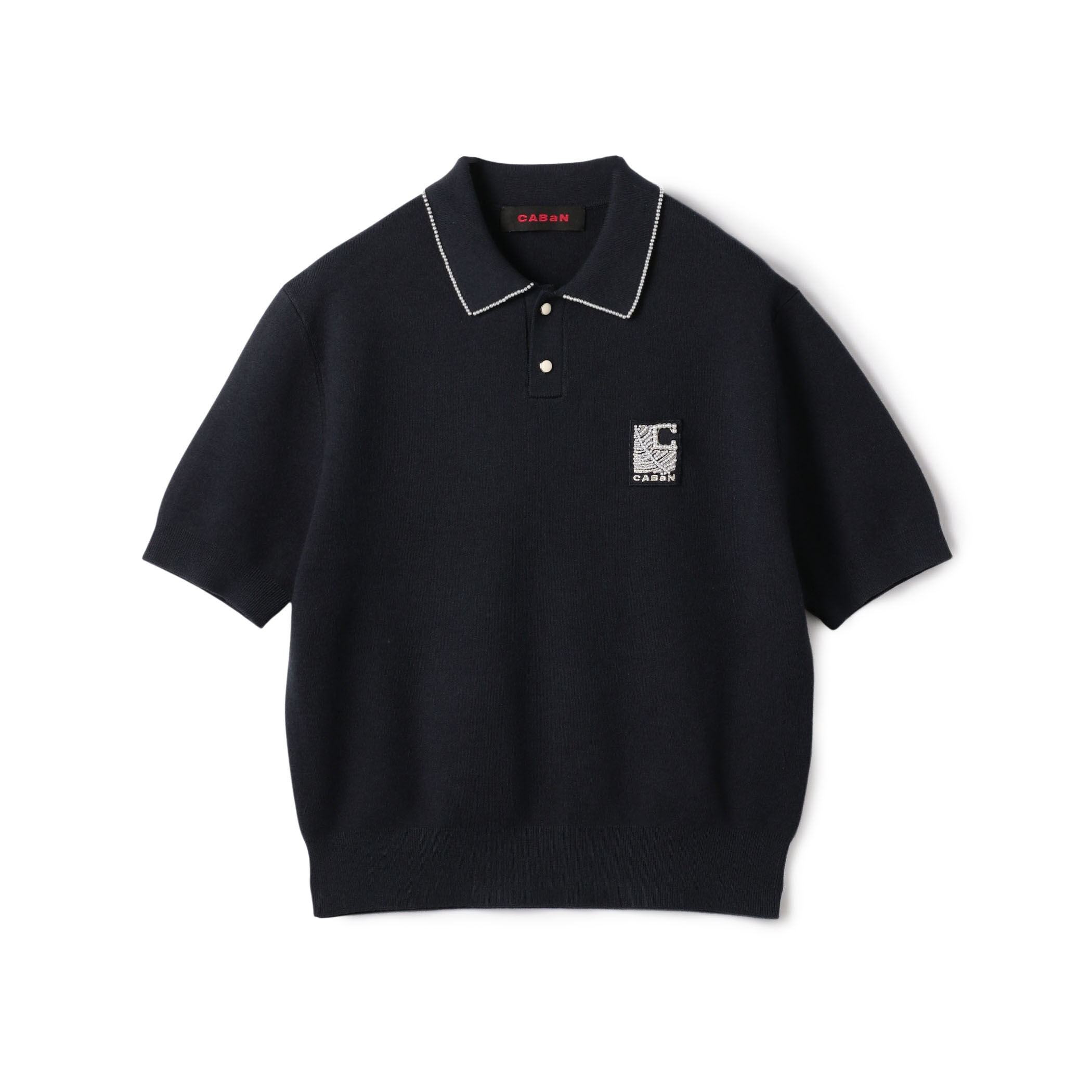 CABaN コットンカシミヤ パールポロプルオーバー コットンカシミヤ パールポロプルオーバー | CABaN/キャバン | 三越