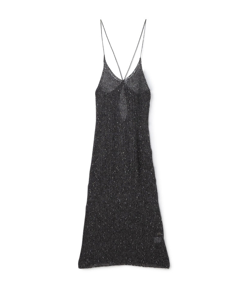 アルパカラメ ニットワンピース