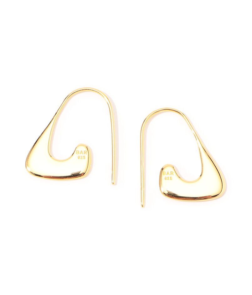 BAR Jewellery CURB ゴールドピアス