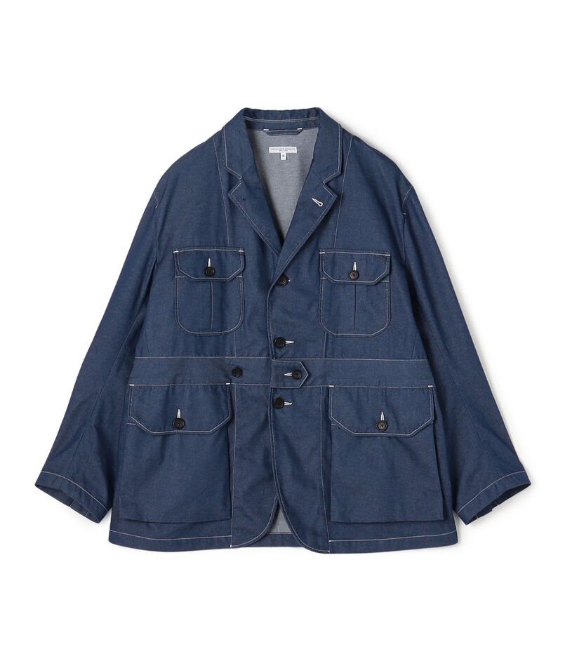 ENGINEERED GARMENTS Folk Jacket コットンポリエステル シングルブレステッド3Bジャケット