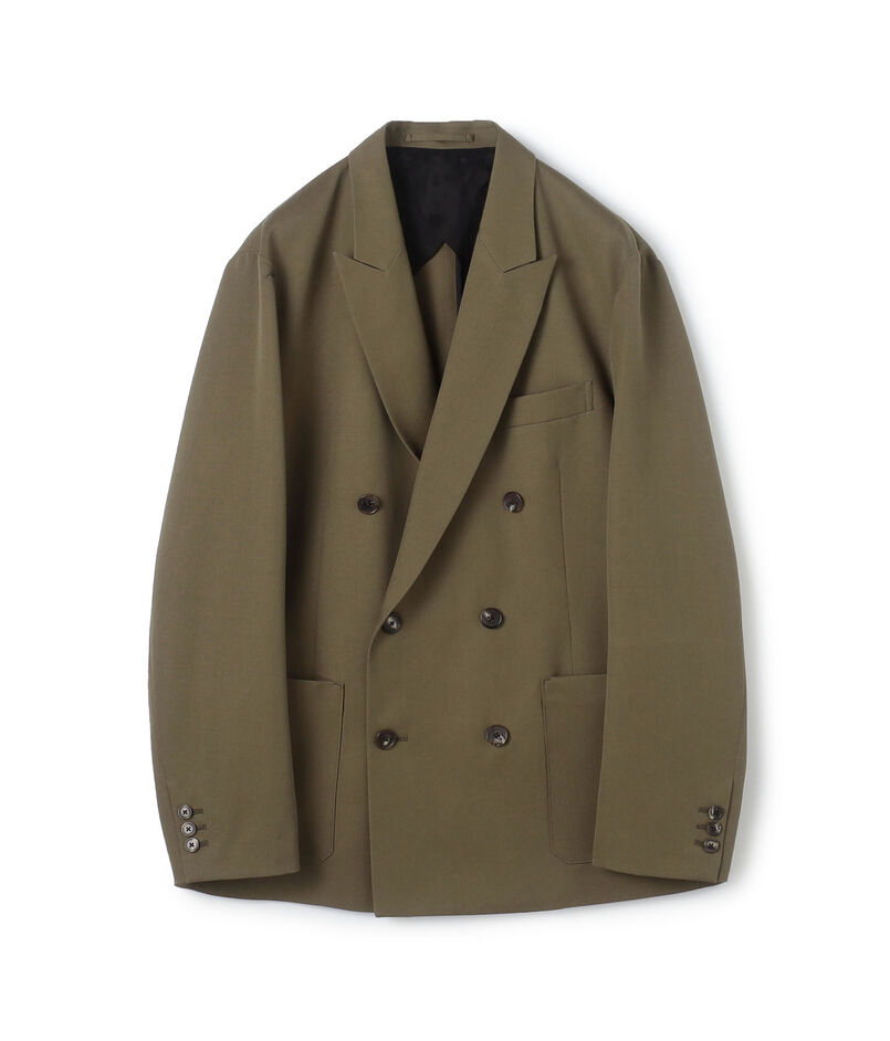 CABaN ライトウールギャバジン ダブルブレストジャケット