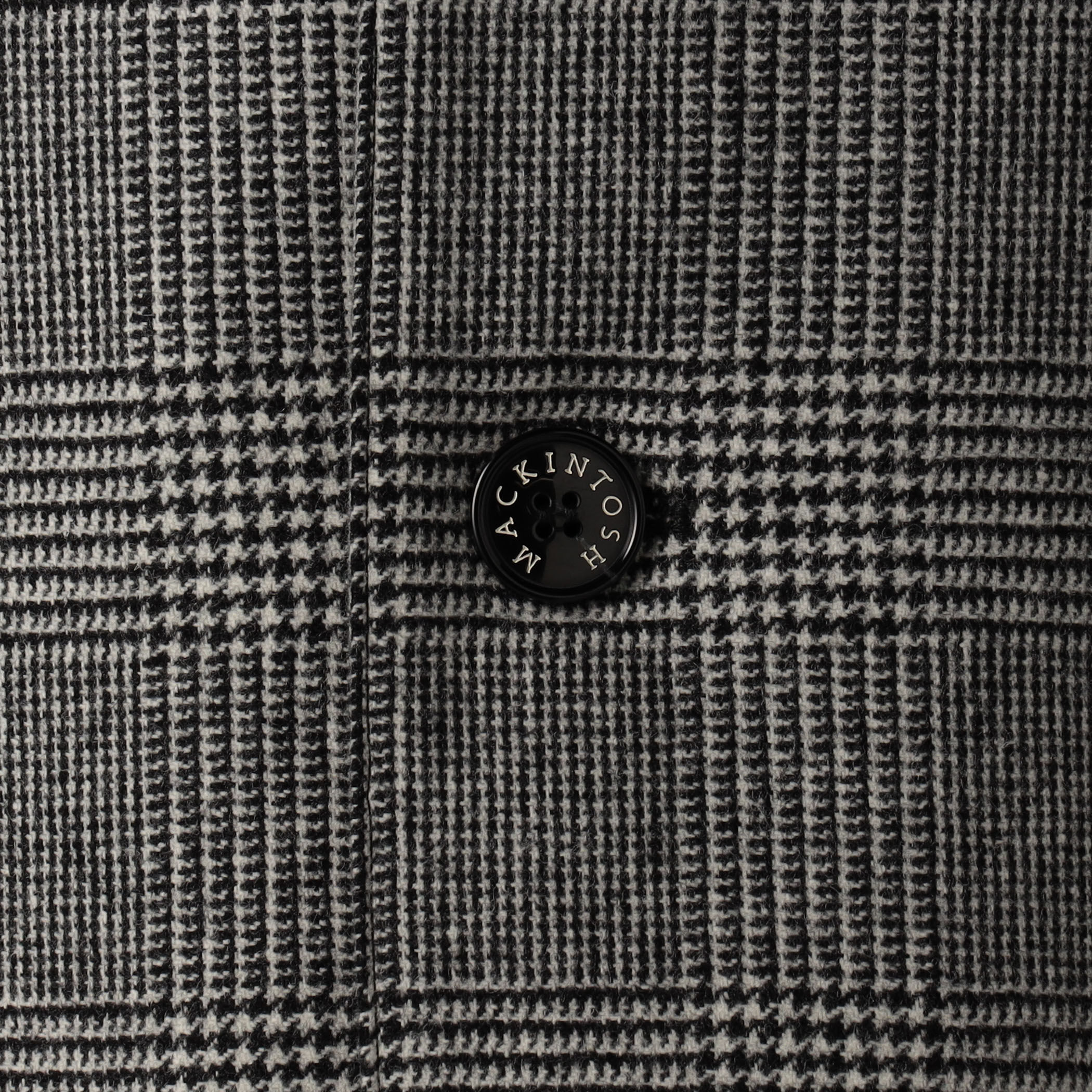 MACKINTOSH HUMBIE ウールグレンチェック ステンカラーコート