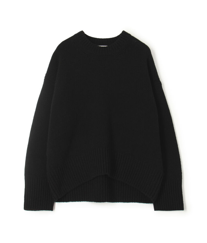 ファインウール クルーネックプルオーバー