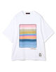CABaN スビンコットン グラデーションプリントTシャツ