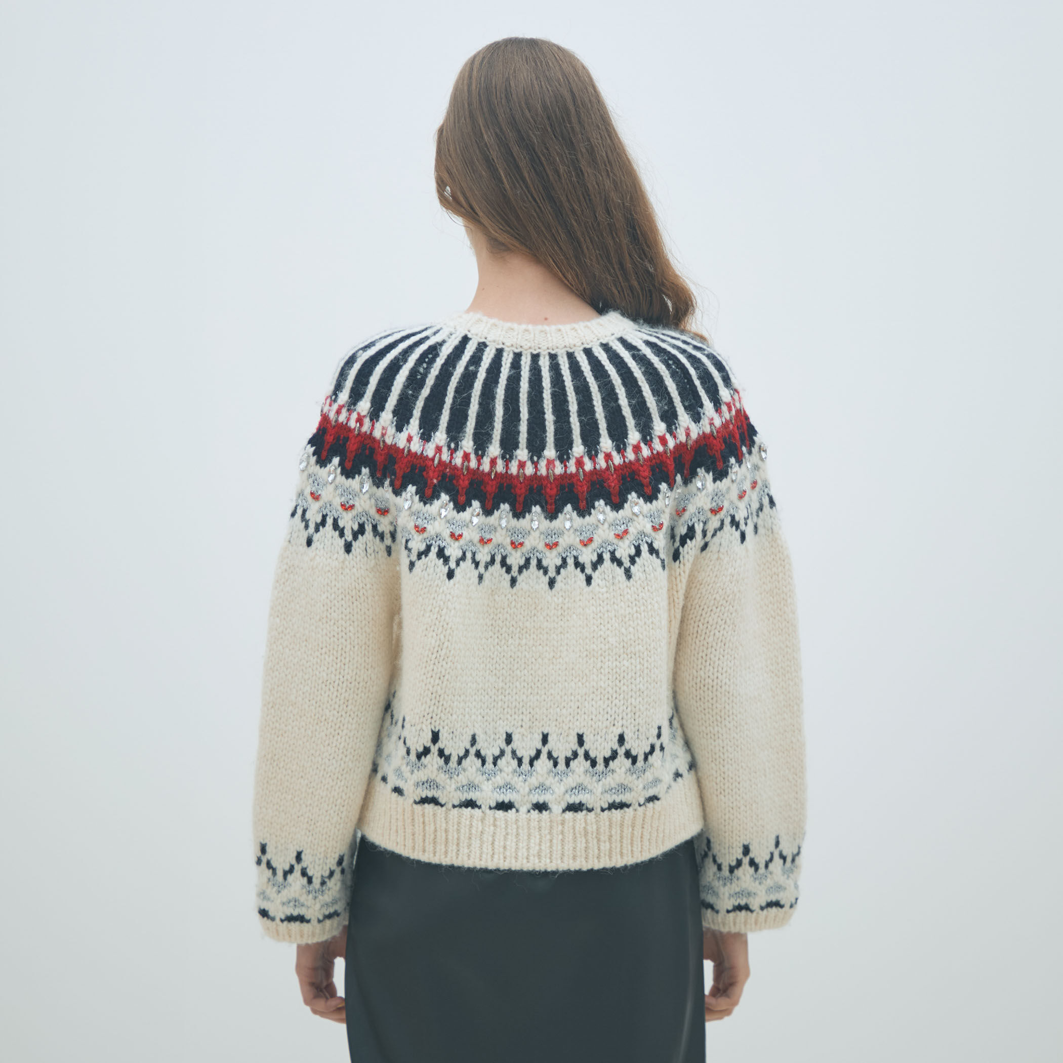 ビジュージャカード クルーネックプルオーバー｜トゥモローランド 公式通販