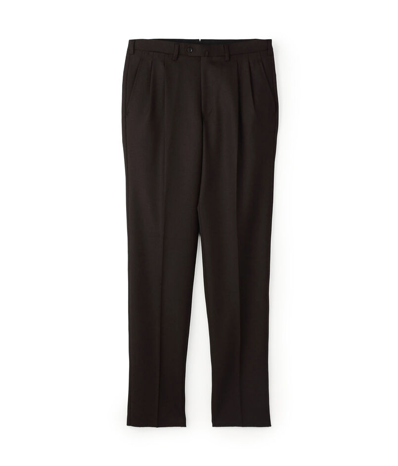 ウール 2プリーツスラックス BRITISH WINTER TEX DORMEUIL セットアップ対応