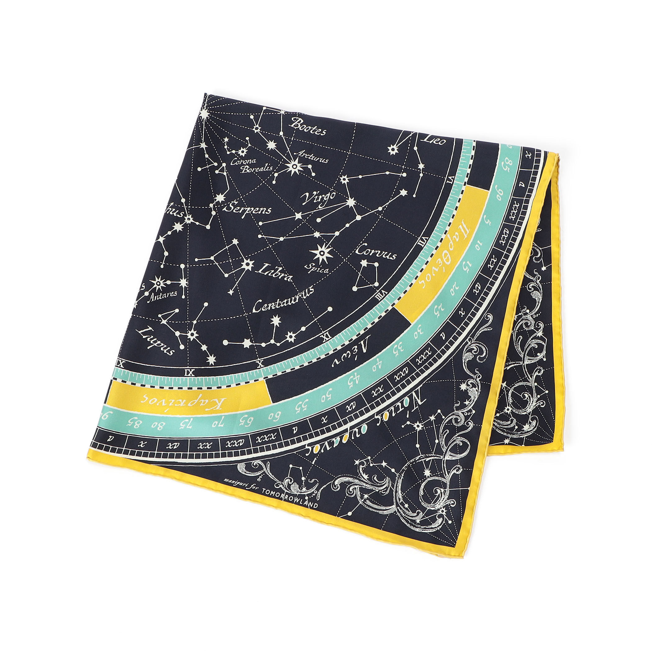 別注】manipuri STAR MAP シルクスカーフ｜トゥモローランド 公式サイト
