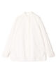 コットンピケ フリルカラーブラウス