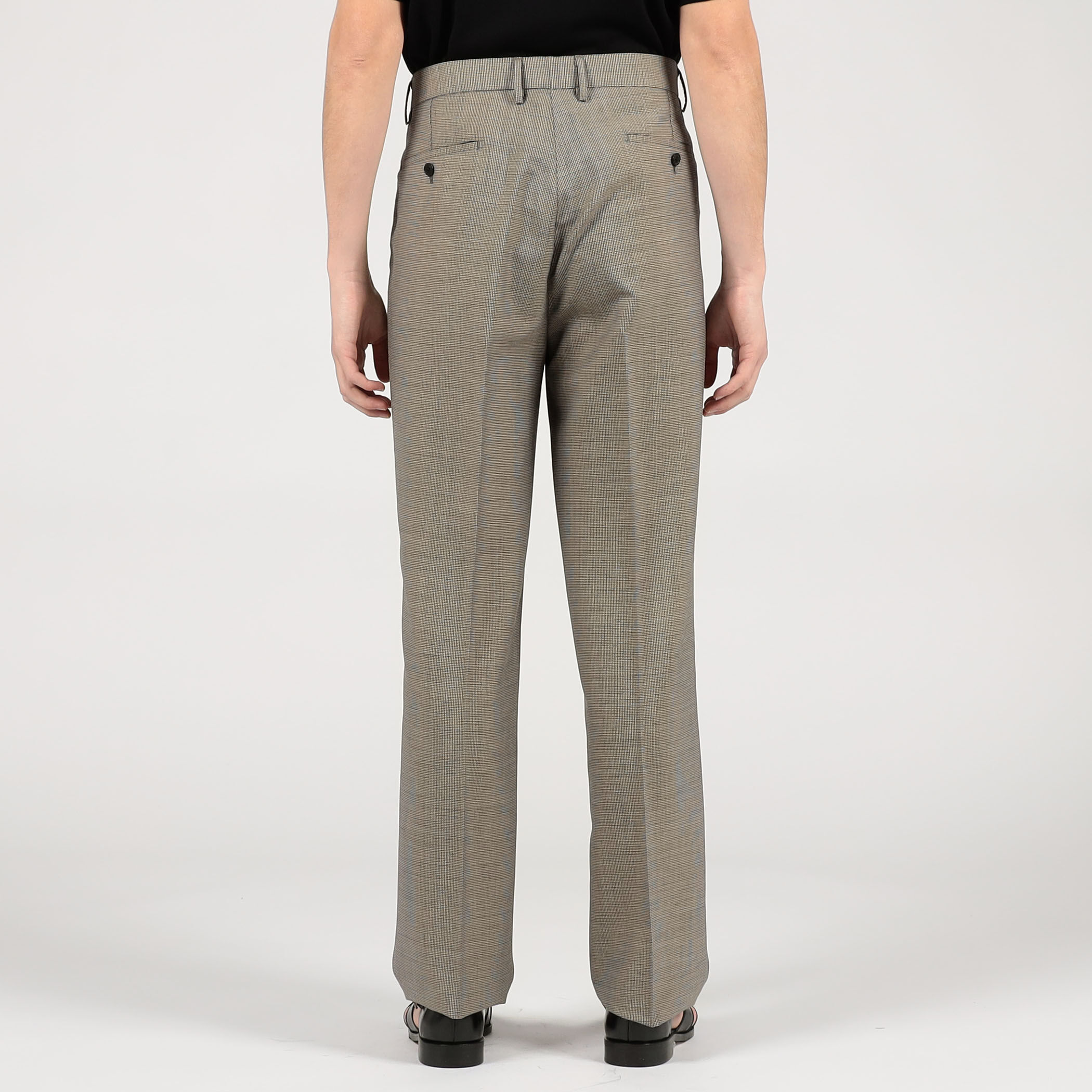 MARKAWARE ウールストレートスラックス　カーキ MARKAWARE ウールストレートスラックス カーキ