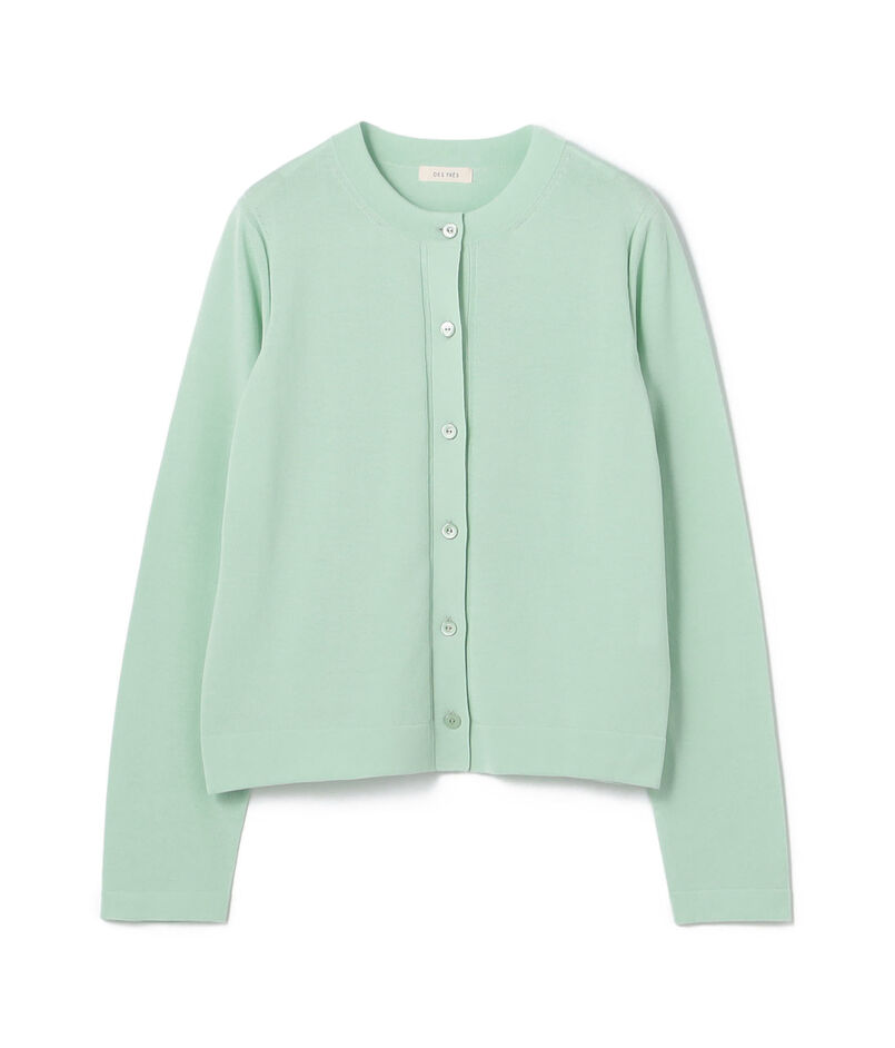 ハイツイストドライコットン スリットスリーブカーディガン